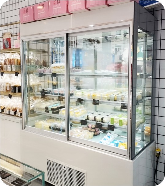立式前开糕点柜